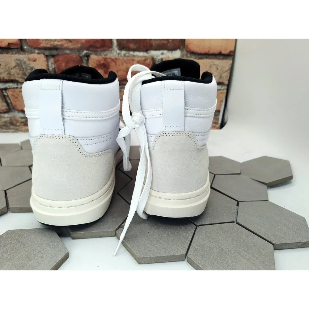 NEW Converse Pro Blaze Classic Mid Shoes White Black Egret Mens Size 12 A07938C - Picture 8 of 10